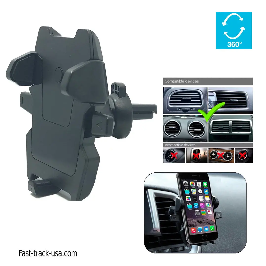 Car Air Vent Mount Cell Phone Holder One Touch - Image 2