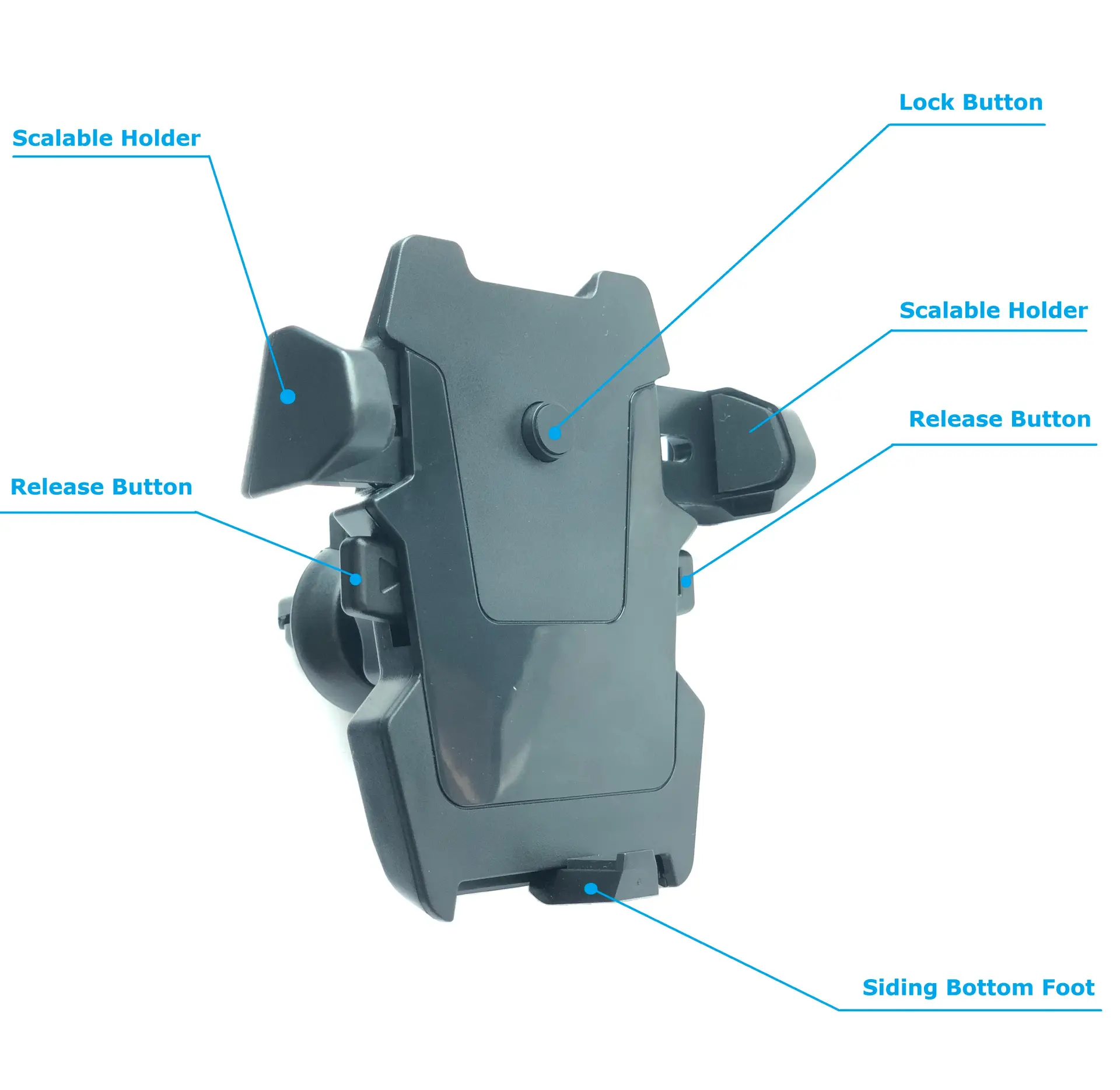 Car Air Vent Mount Cell Phone Holder One Touch - Image 4