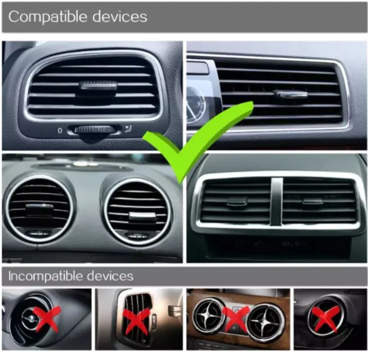 Car Air Vent Mount Cell Phone Holder One Touch - Image 3