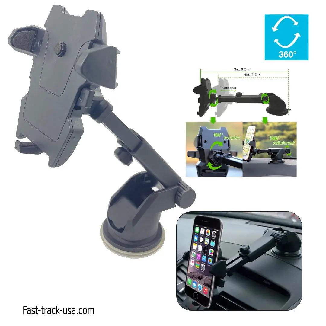 Car Phone Mount Holder Adjustable Long Neck One Touch - Image 5