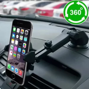 Car Phone Mount Holder Adjustable Long Neck One Touch