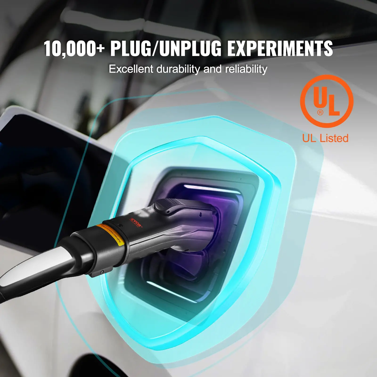 VEVOR Tesla to J1772 Charging Adapter, Max 48 Amp 240V, J1772 EVs Charger Adapter - Image 5