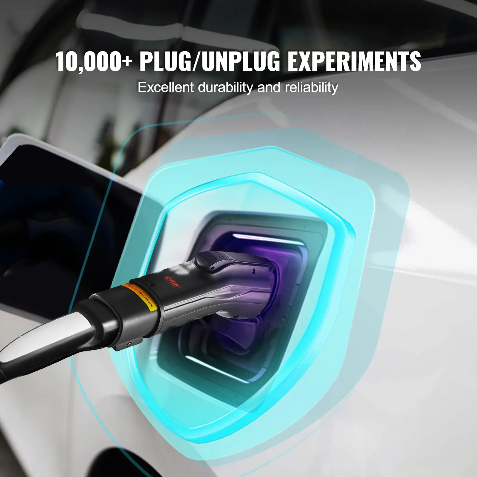 VEVOR Tesla to J1772 Charging Adapter, Max 48 Amp 240V, J1772 EVs Charger Adapter - Image 13