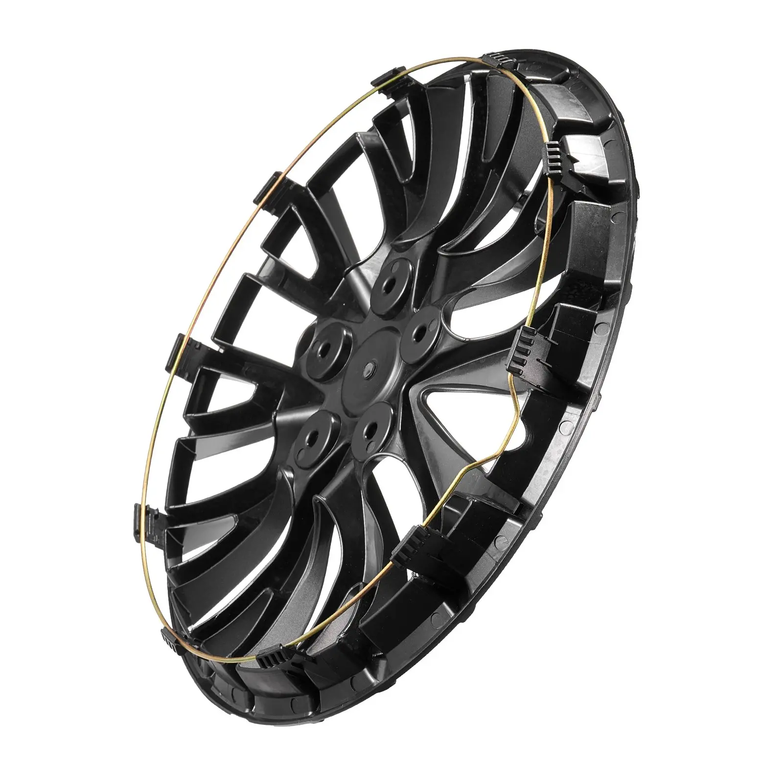 VEVOR Wheel Rim Cover Hubcaps, 16 in Diameter, Sturdy & Durable Scratch-Resistant Hubcap with Snap & Valve Nozzle Hole, ABS & PC Hubcap with High Rigidity & Less Wind Drag, Fits for All Weather Use - Image 9