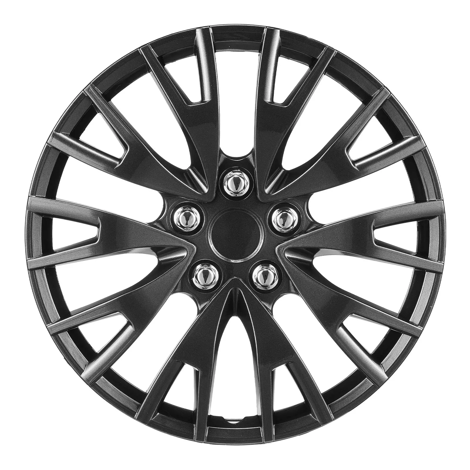 VEVOR Wheel Rim Cover Hubcaps, 16 in Diameter, Sturdy & Durable Scratch-Resistant Hubcap with Snap & Valve Nozzle Hole, ABS & PC Hubcap with High Rigidity & Less Wind Drag, Fits for All Weather Use - Image 10