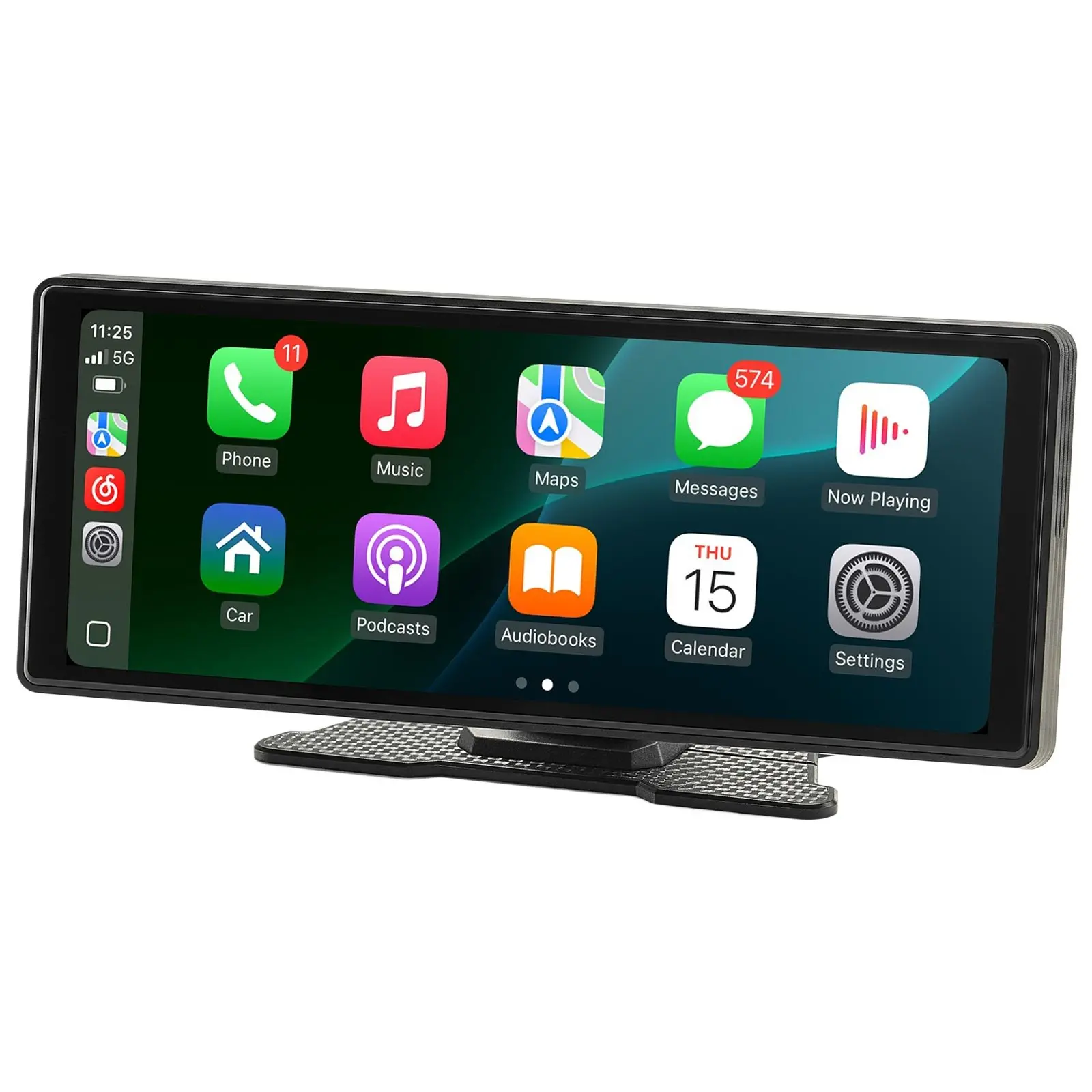 VEVOR Wireless Car Stereo, 10-Inch HD Portable Radio Touch Screen Compatible with Apple CarPlay and Android Auto, CarPlay Screen for Car with Voice Control, Mirror Link, Bluetooth, GPS Navigation - Image 9