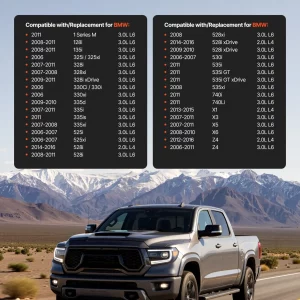 VEVOR Starter 17922, Starter Motor Replacement Compatible with BMW 1 Series