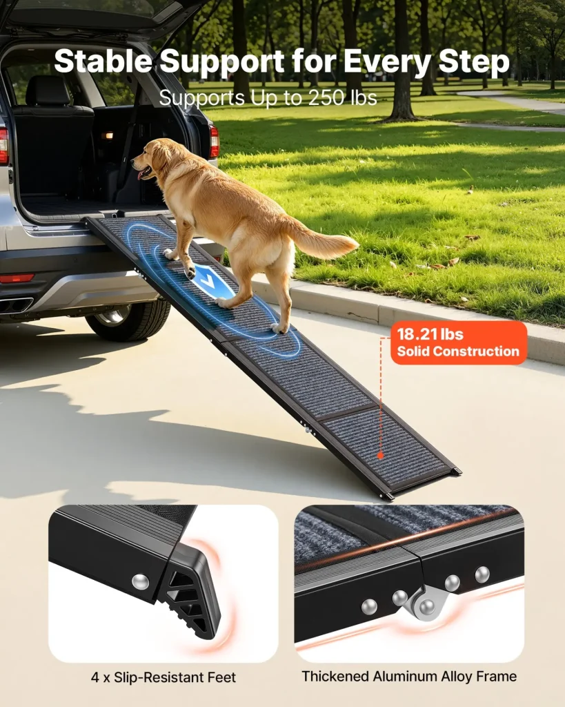 Stop the Jump: Why a 71-Inch Ramp is the Ultimate Ride-Along Upgrade for Your Dog